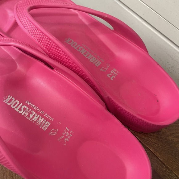 Birkenstock Womens Size 6.5 EU 37 Beetroot Pink Flip Flops Shoes Summer - Picture 8 of 9